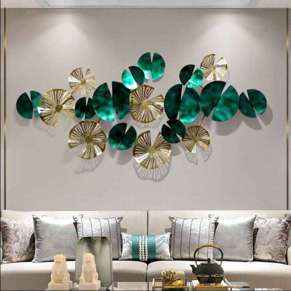 Green GOLDEN LAGOON MYSTIC METAL WALL ART HOME DÉCOR By OdiDecor.Com