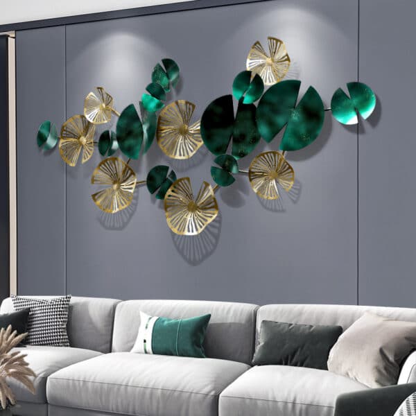 Green GOLDEN LAGOON MYSTIC METAL WALL ART HOME DÉCOR By OdiDecor.Com