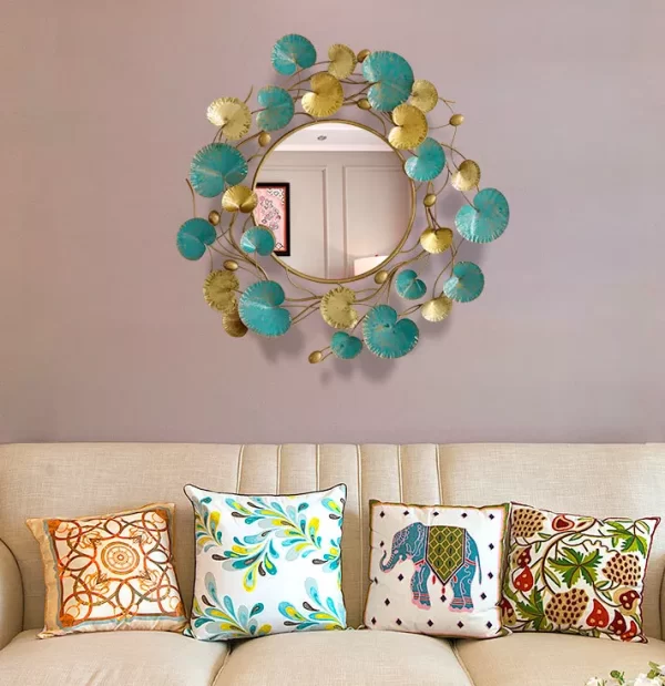 Mirror Wall-Mounted Leaves Shape Wall Mirrors By OdiDecor