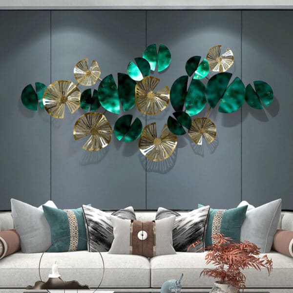 Green GOLDEN LAGOON MYSTIC METAL WALL ART HOME DÉCOR By OdiDecor.Com